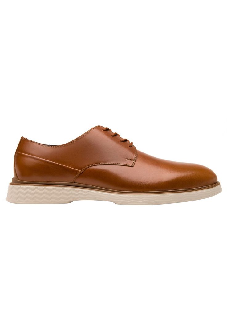 Zapato Hombre Cuero Titanium Café Flexi-1