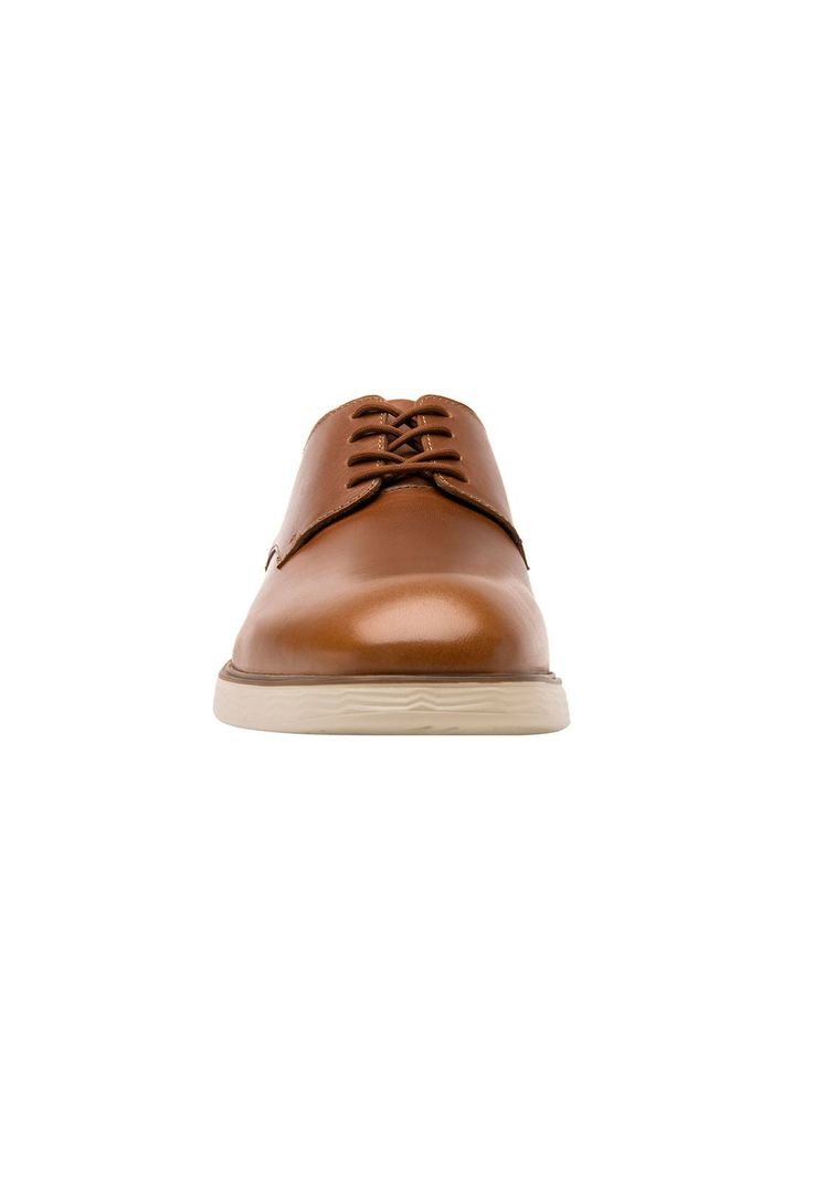 Zapato Hombre Cuero Titanium Café Flexi-3
