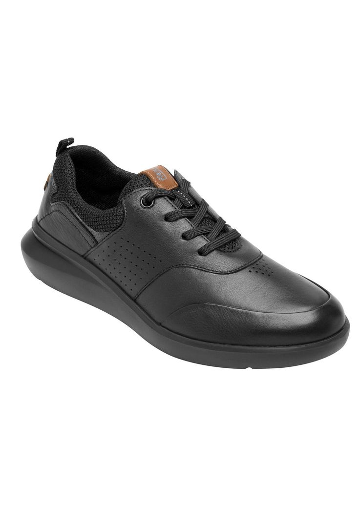 Zapatilla Mujer Cuero Alisha Negro Flexi-0