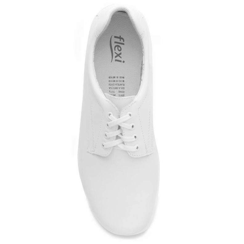 Zapato Mujer Cuero Ofelia Blanco Flexi-5