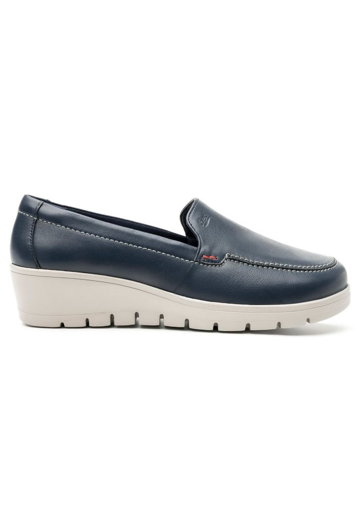 Zapato Mujer Cuero Cataleya Azul Flexi-1