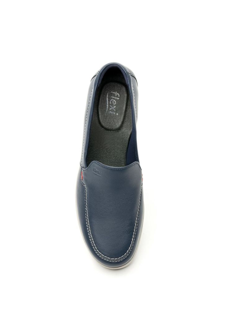 Zapato Mujer Cuero Cataleya Azul Flexi-6