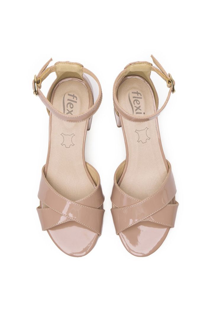 Sandalia Mujer Celine 106414 Nude Flexi-5