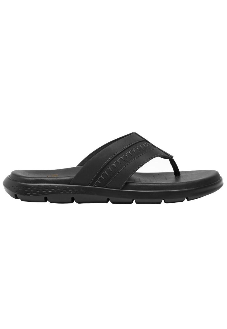 Sandalia Hombre Cuero Odin Negro Flexi-0