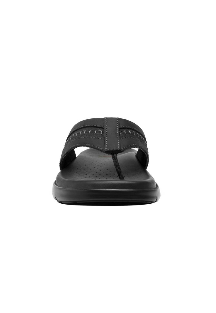 Sandalia Hombre Cuero Odin Negro Flexi-4