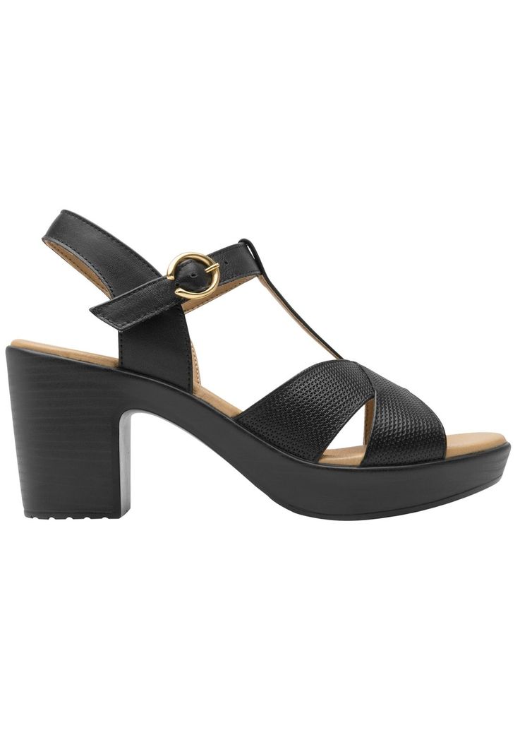 Sandalia Mujer Cuero Lory Negro Flexi-0