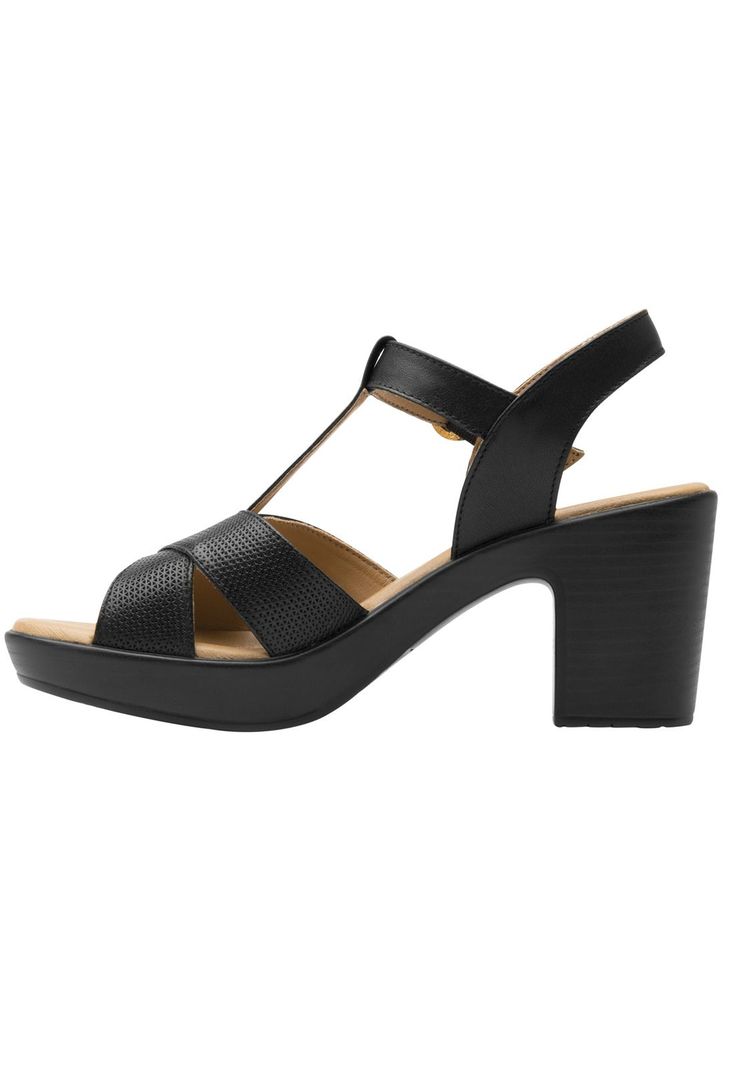 Sandalia Mujer Cuero Lory Negro Flexi-2