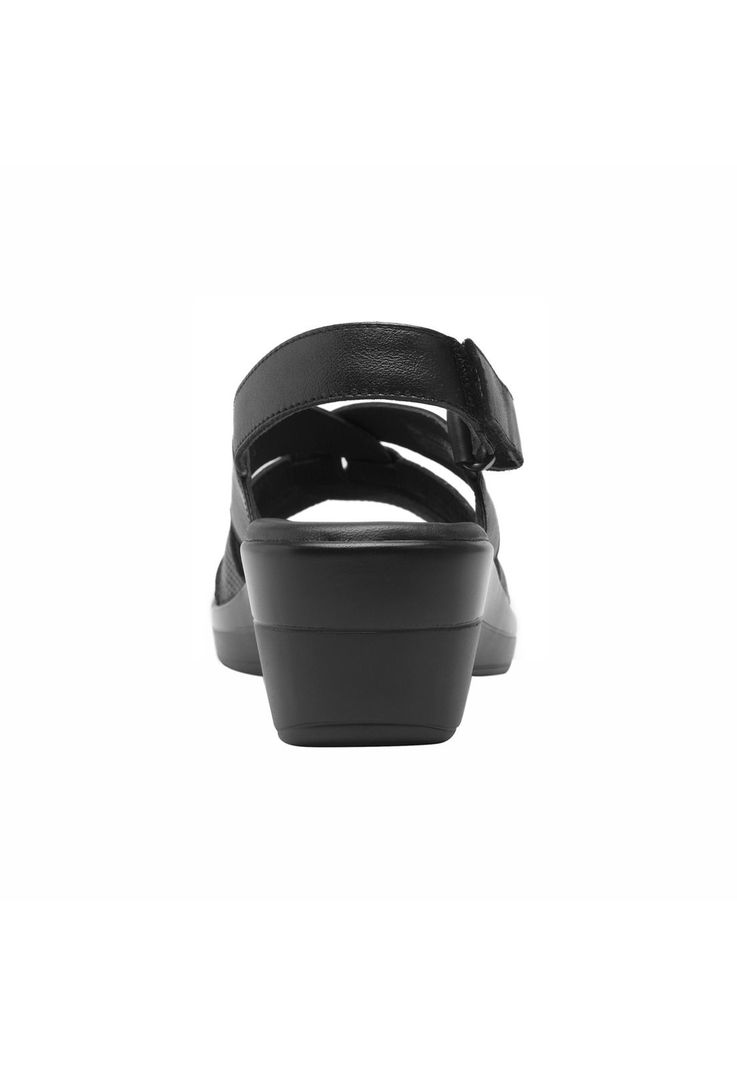 Sandalia Mujer Cuero Amapola Negro Flexi-3