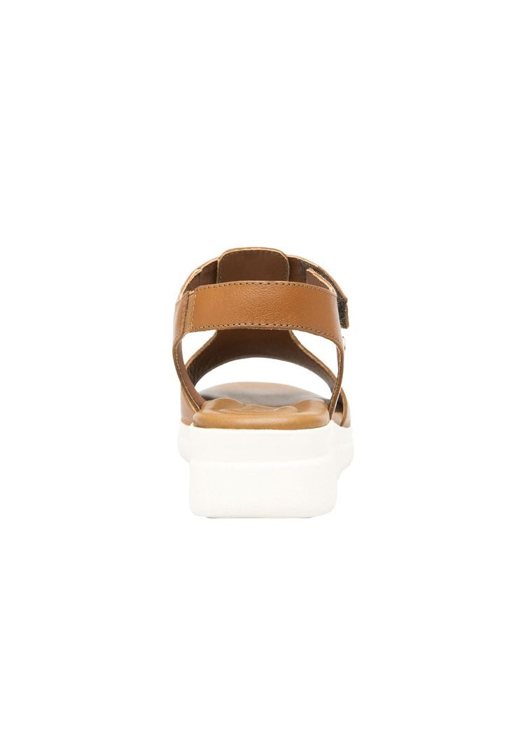 Sandalia Mujer Cuero Dariana Café Flexi-6
