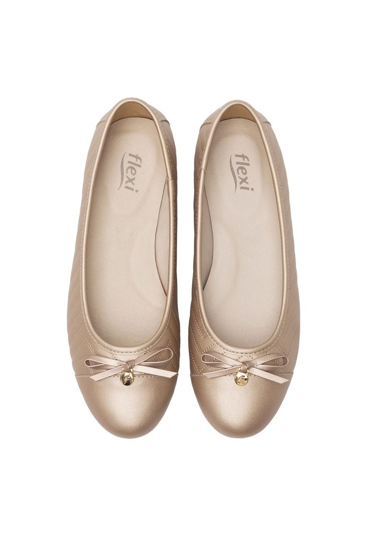 Ballerina Mujer Marie 116310 Dorada Flexi-6