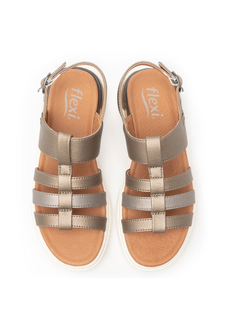 Sandalia Mujer Fraga 129402 Dorada-5