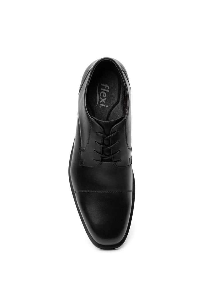 Zapato Hombre Cuero Cook Negro Flexi-5