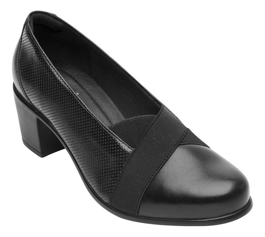 Zapato Mujer Cuero Renata Negro Flexi