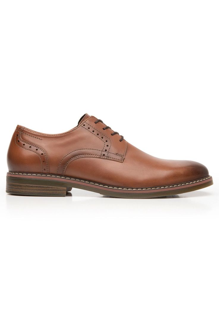 Zapato Hombre Cuero Dinamo Café Flexi-0
