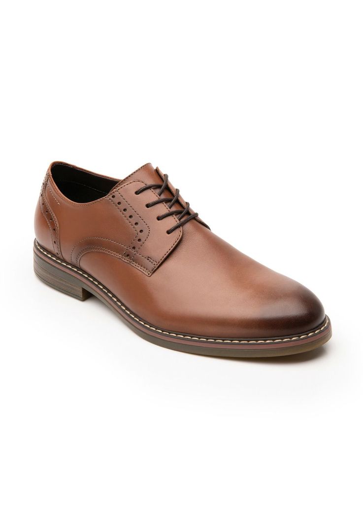 Zapato Hombre Cuero Dinamo Café Flexi-1