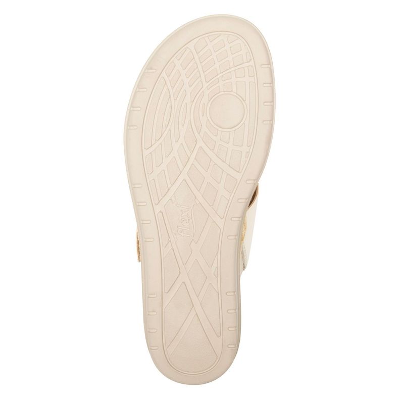 Sandalia Mujer Cuero Peonia Beige Flexi-3