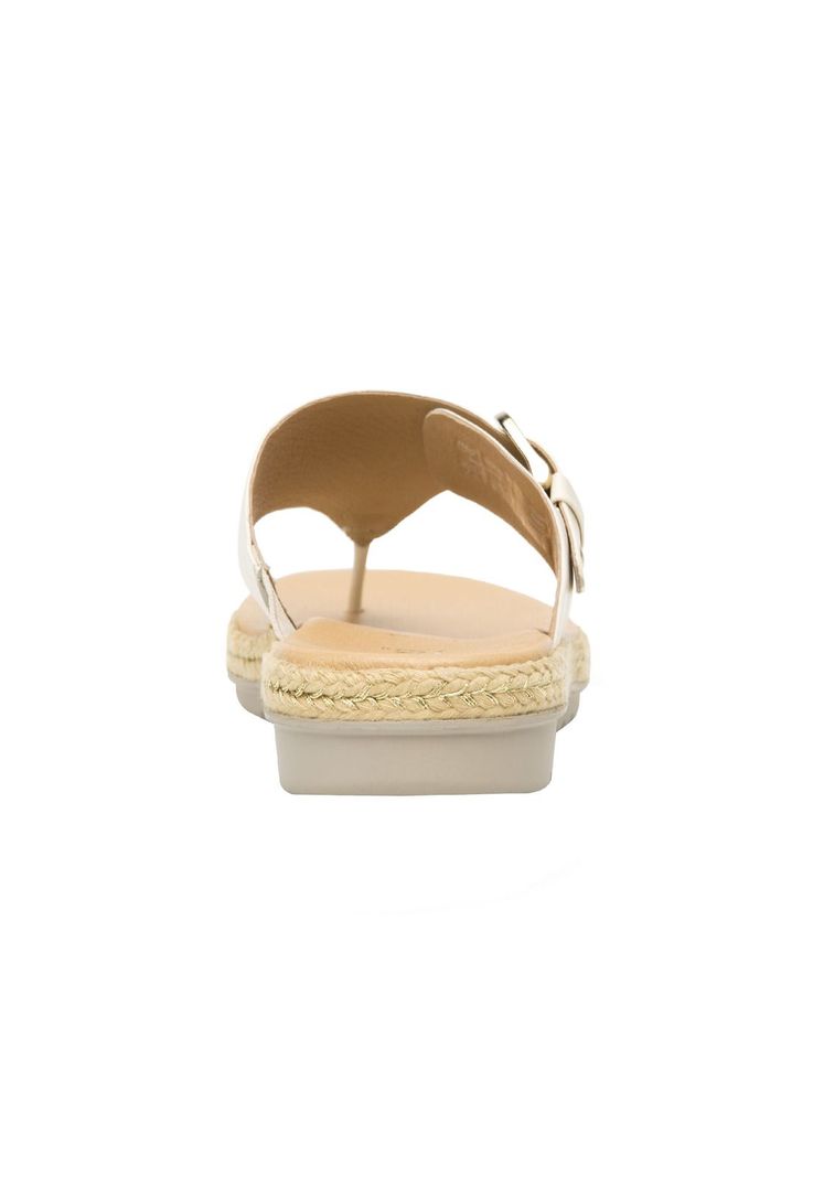 Sandalia Mujer Cuero Peonia Beige Flexi-6