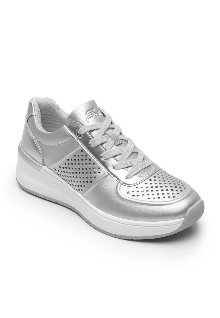 Zapatilla Mujer Brisea 132201 Gris-1