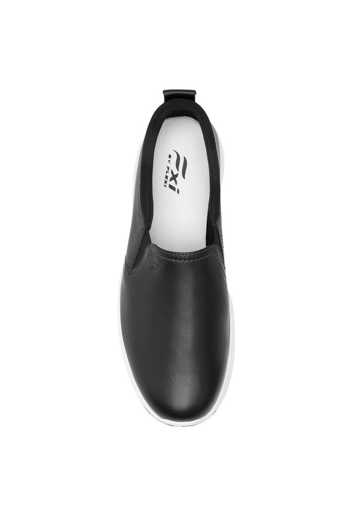 Zapatilla Mujer Cuero Atsiri Negro Flexi-6