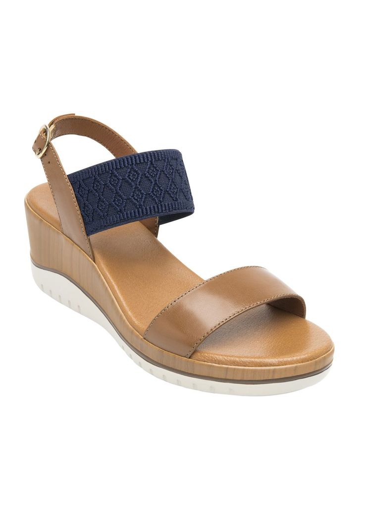 Sandalia Mujer Cuero Emily Café Flexi-1