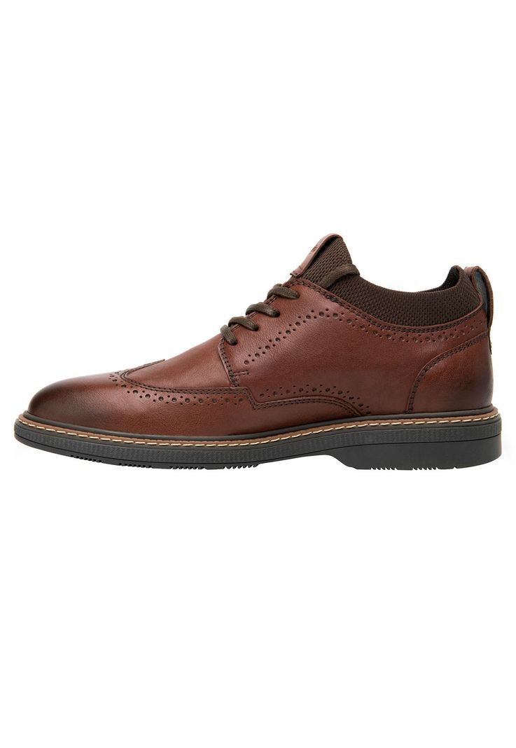 Zapato Hombre Cuero Okan Café Flexi-2