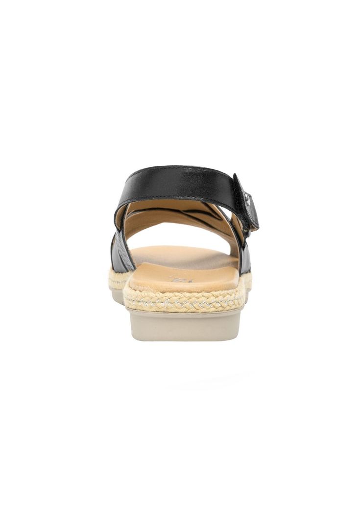 Sandalia Mujer Cuero Peonia Negro Flexi-4