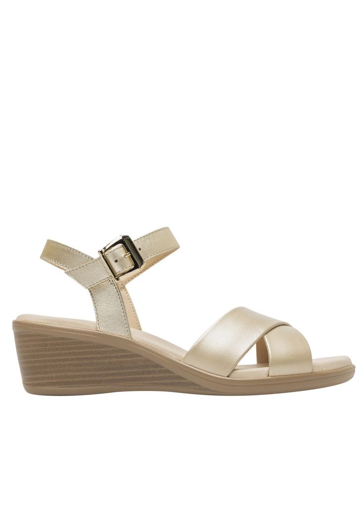 Sandalia Mujer Zura 123703 Dorada Flexi-0