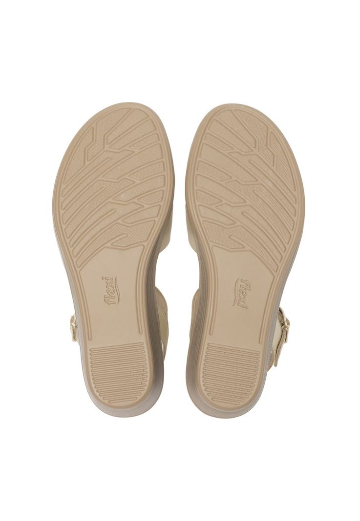Sandalia Mujer Zura 123703 Dorada Flexi-6