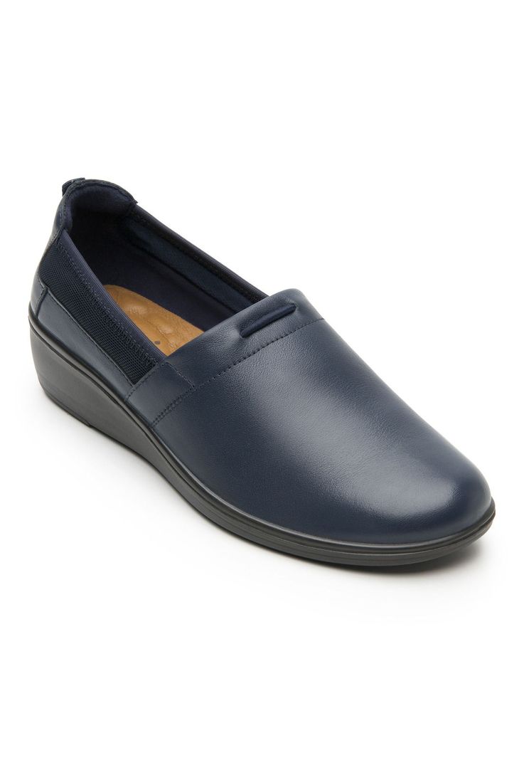 Zapato Mujer Castaña 45606 Azul Marino Flexi-1