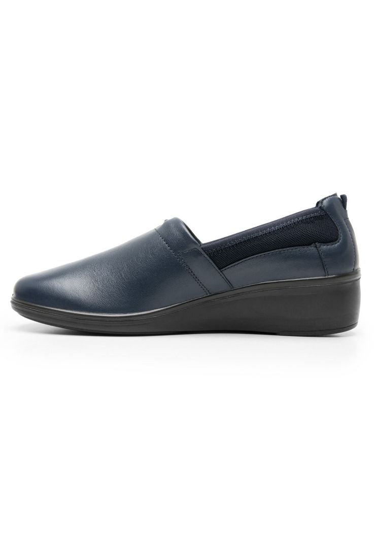 Zapato Mujer Castaña 45606 Azul Marino Flexi-2