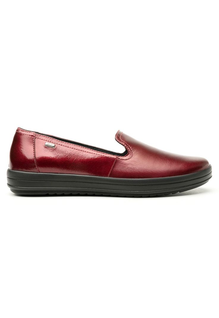 Zapato Mujer Cuero Charis Rojo Flexi-0