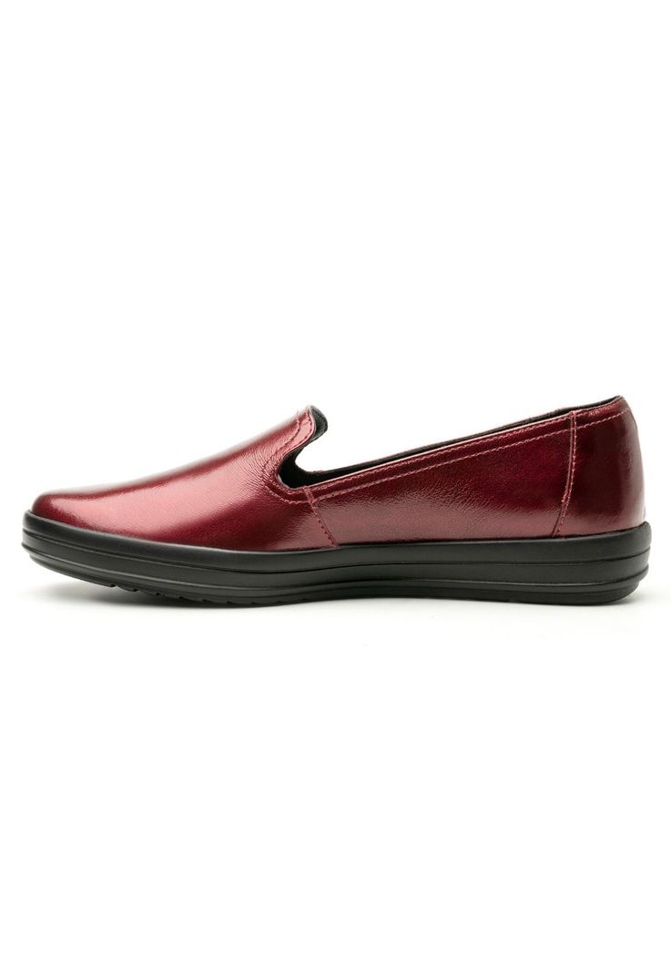 Zapato Mujer Cuero Charis Rojo Flexi-2