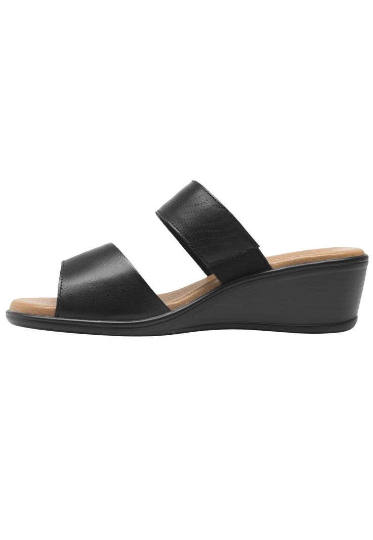 Sandalia Mujer Cuero Zura Negro Flexi-2