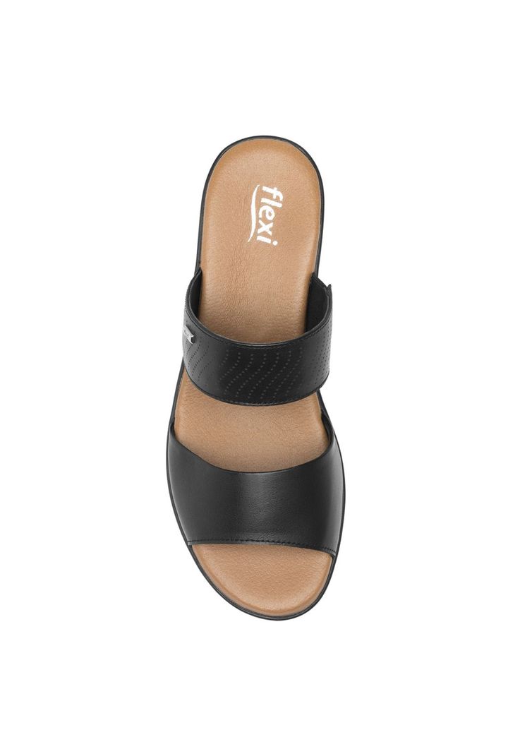 Sandalia Mujer Cuero Zura Negro Flexi-5