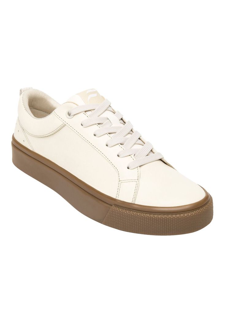 Zapatilla Mujer Cuero Nikia 120201 Blanco Crema Flexi-1