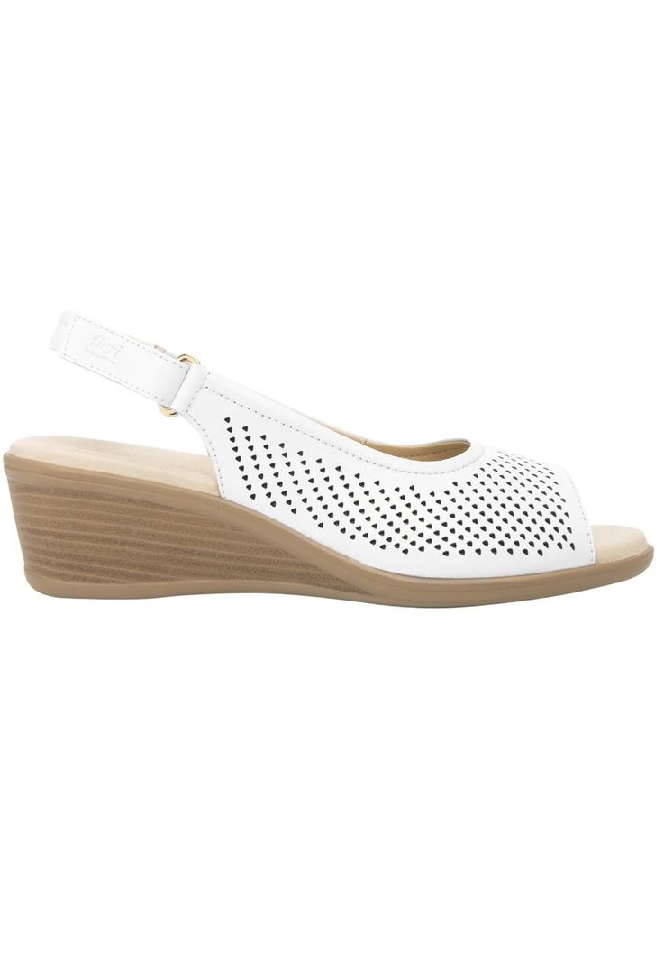 Sandalia Mujer Cuero Zura Blanco Flexi-0