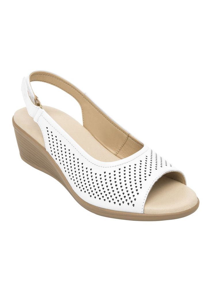 Sandalia Mujer Cuero Zura Blanco Flexi-1