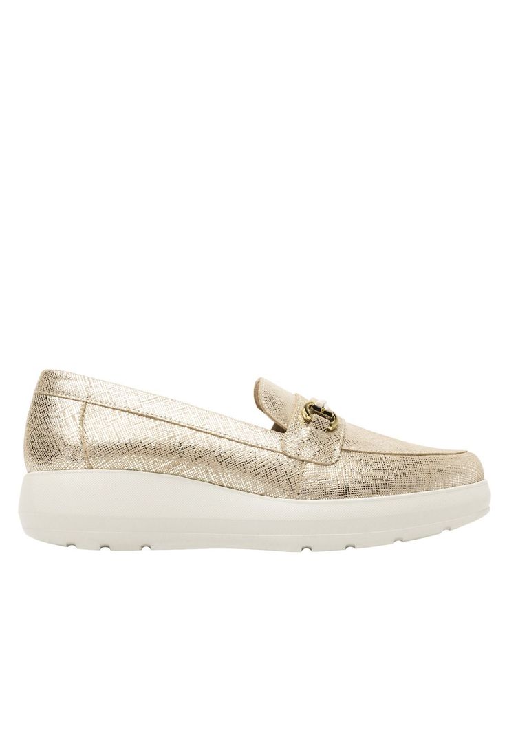 Mocasín Mujer Edith 126706 Dorada Flexi-0