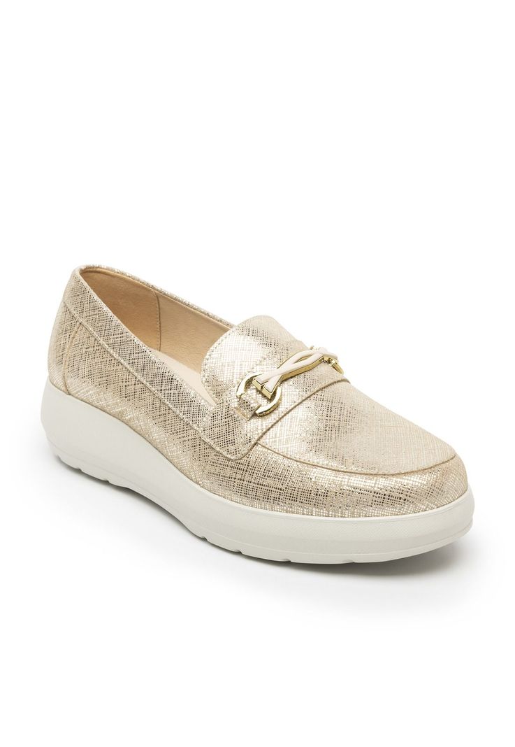 Mocasín Mujer Edith 126706 Dorada Flexi-2