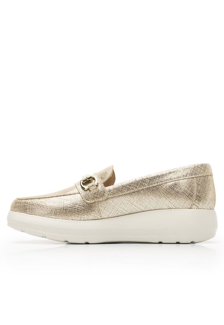 Mocasín Mujer Edith 126706 Dorada Flexi-3