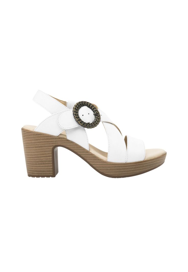 Sandalia Mujer Cuero Lory Blanco Flexi-0