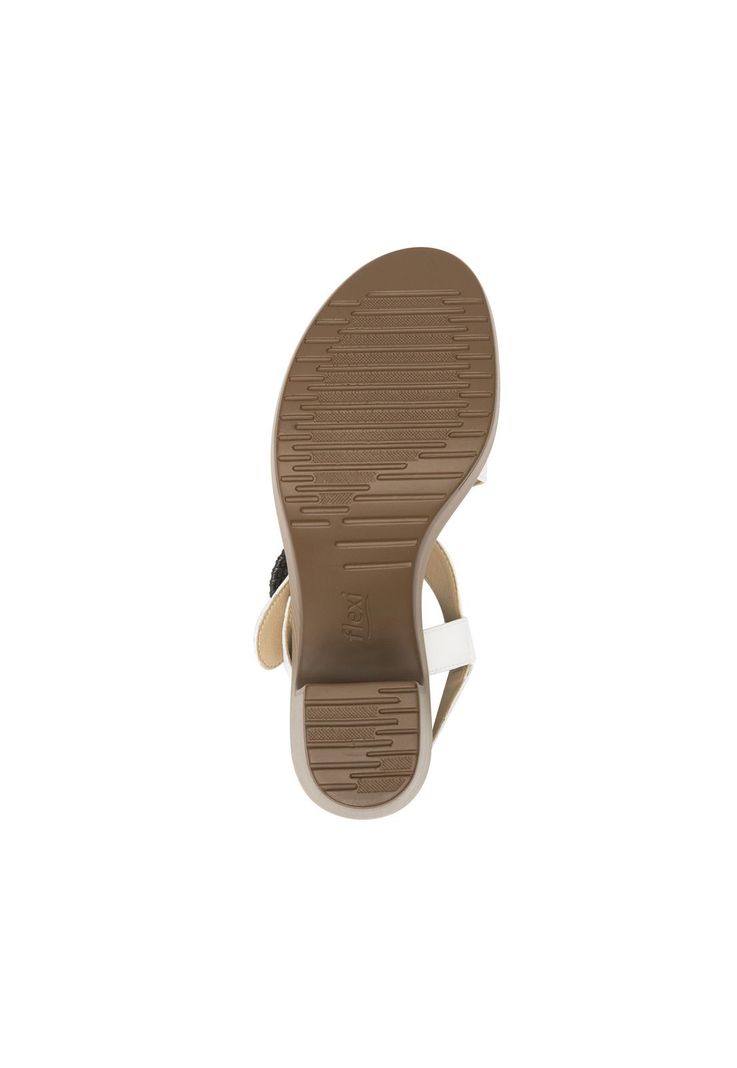 Sandalia Mujer Cuero Lory Blanco Flexi-4