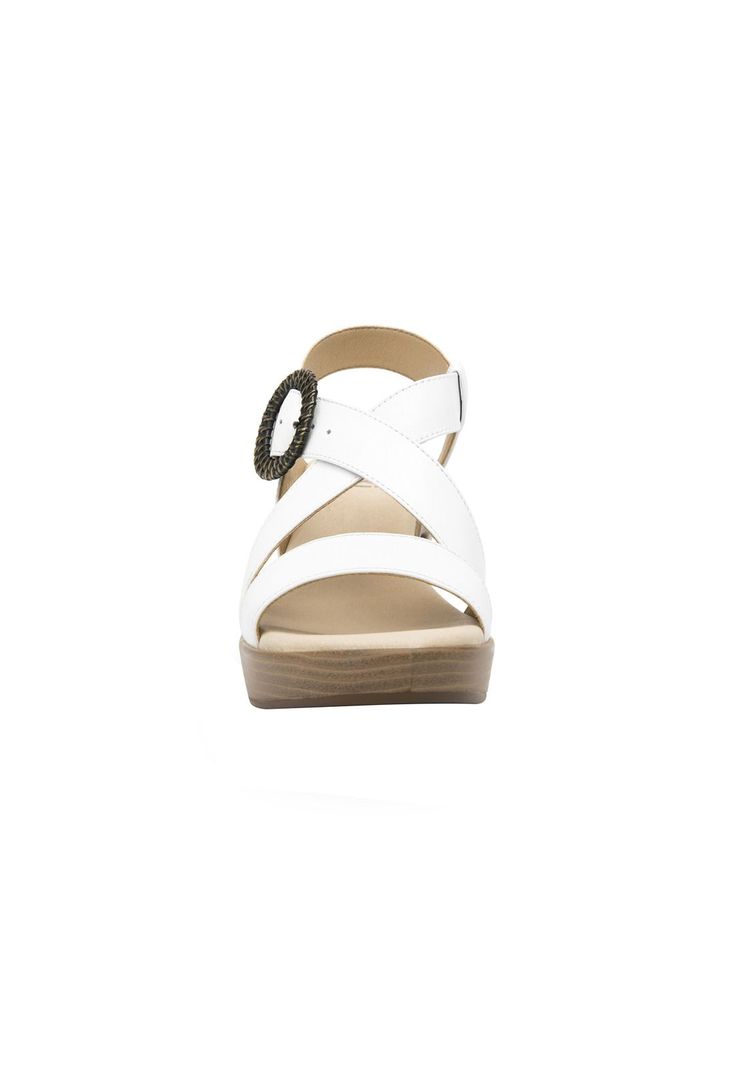 Sandalia Mujer Cuero Lory Blanco Flexi-5