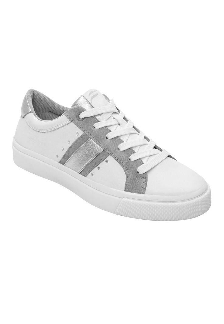 Zapatilla Mujer Cuero Nikia Blanco Flexi-1