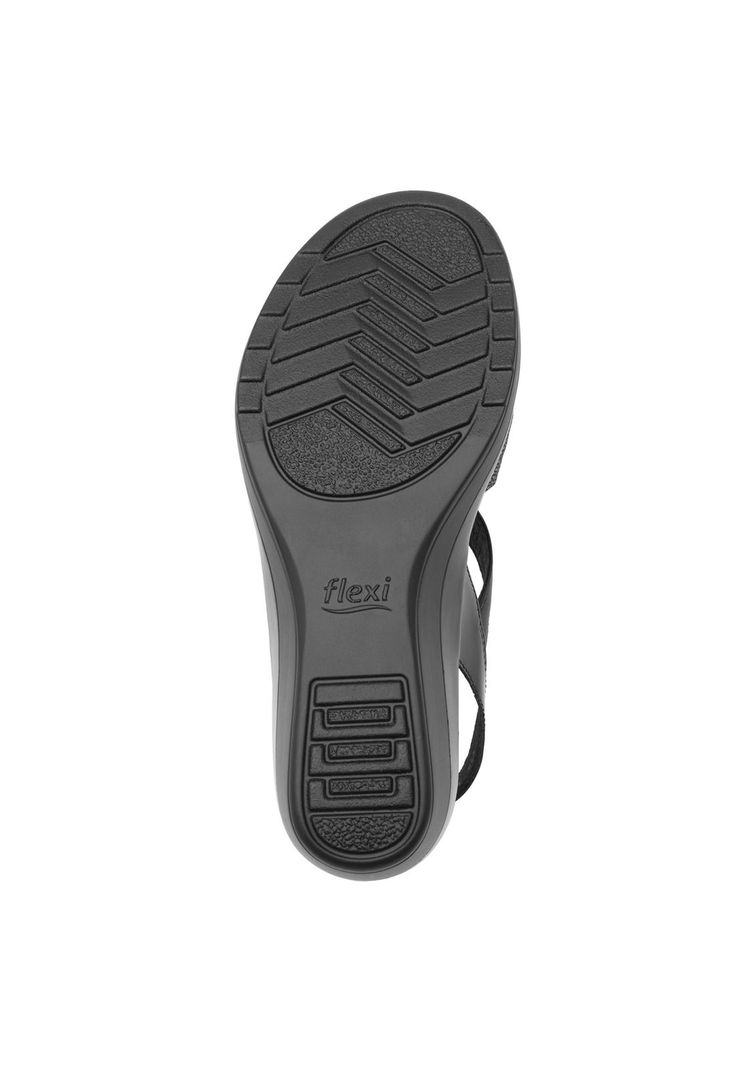 Sandalia Mujer Cuero Amapola Negro Flexi-4