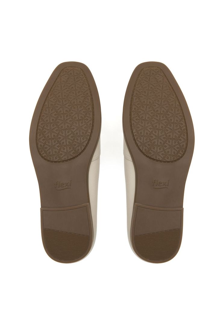 Mocasín Mujer Cuero Hayek 126601 Blanco Perla Flexi-6