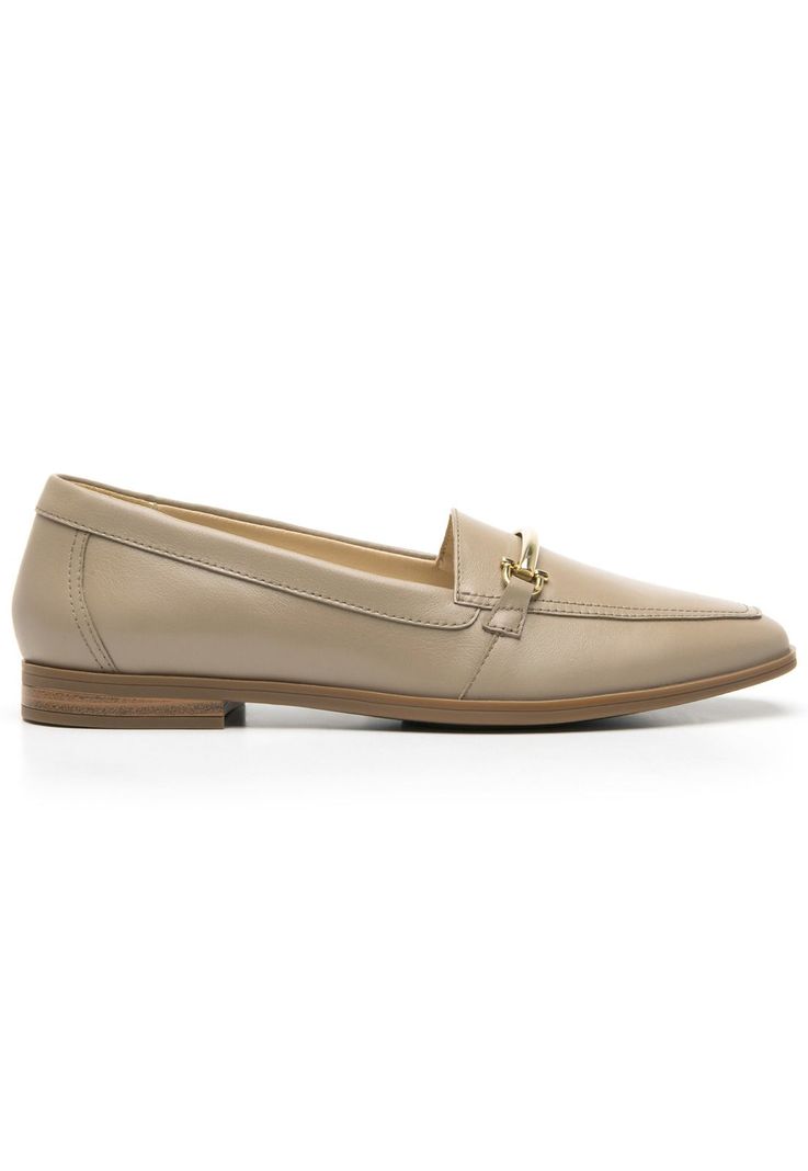 Mocasín Mujer Cuero Hayek 126602 Taupe Flexi-0