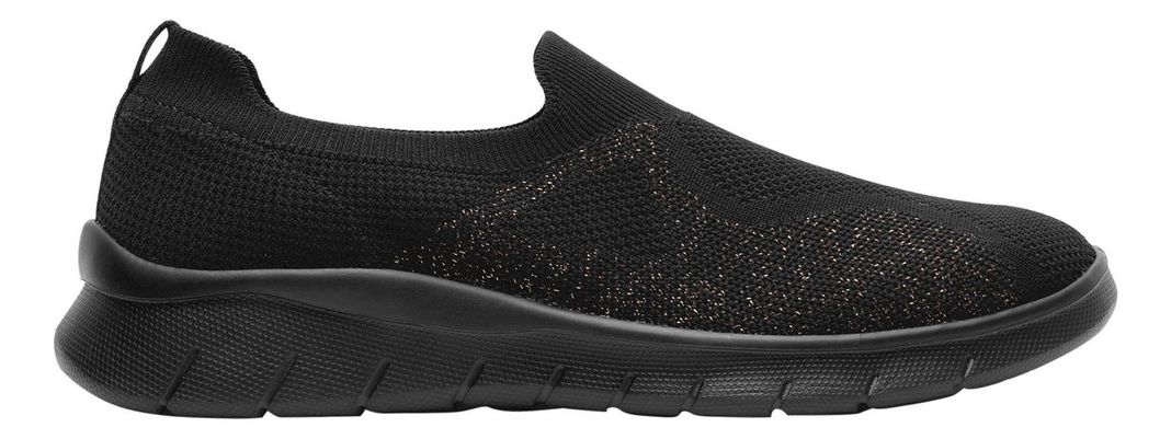 Zapatilla Mujer Ashley 125601 Negra Negro 35