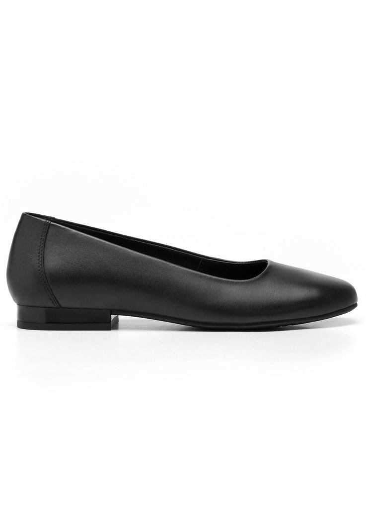 Ballerina Mujer Cuero Kirsten 119901 Negro Flexi-0