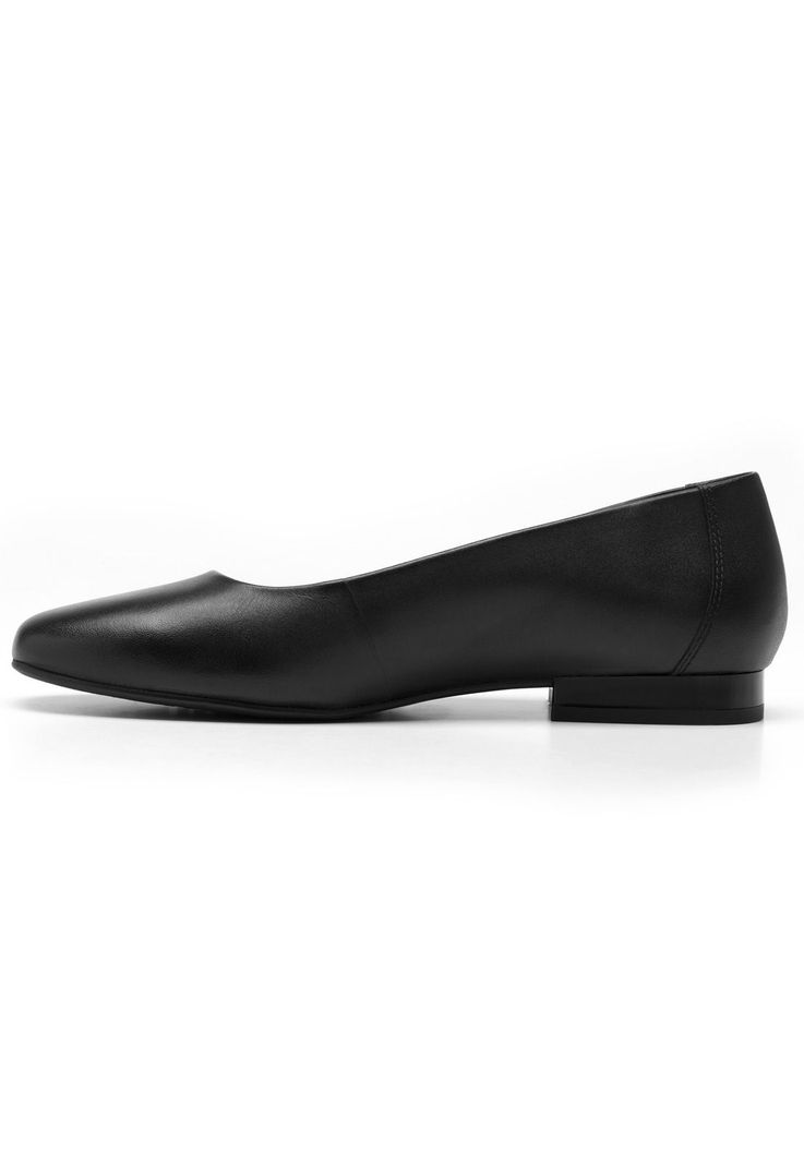 Ballerina Mujer Cuero Kirsten 119901 Negro Flexi-2